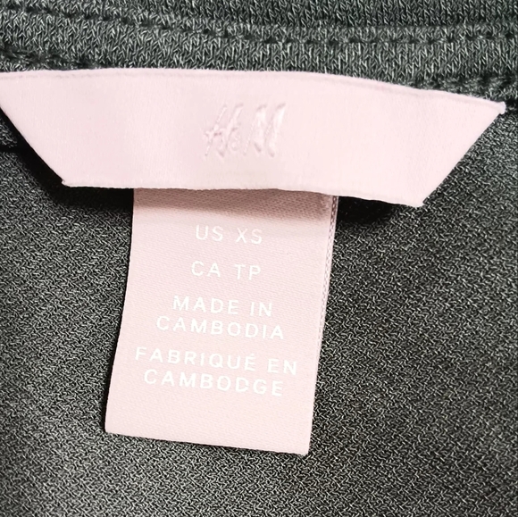 H&M Deep Green Long Sleeve Dress - Picture 10 of 10